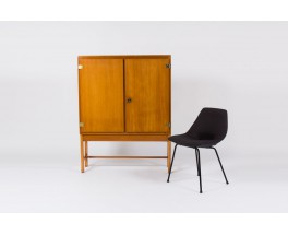 Borge Mogensen cabinet in Oregon pine and sycamore edition Karl Andersson & Soner 1960