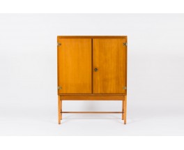 Borge Mogensen cabinet in Oregon pine and sycamore edition Karl Andersson & Soner 1960