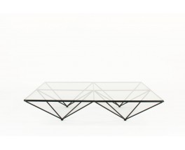 Paolo Piva square coffee table model Alanda edition BB Italia 1970