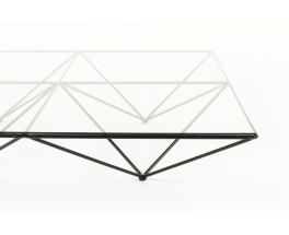 Paolo Piva square coffee table model Alanda edition BB Italia 1970