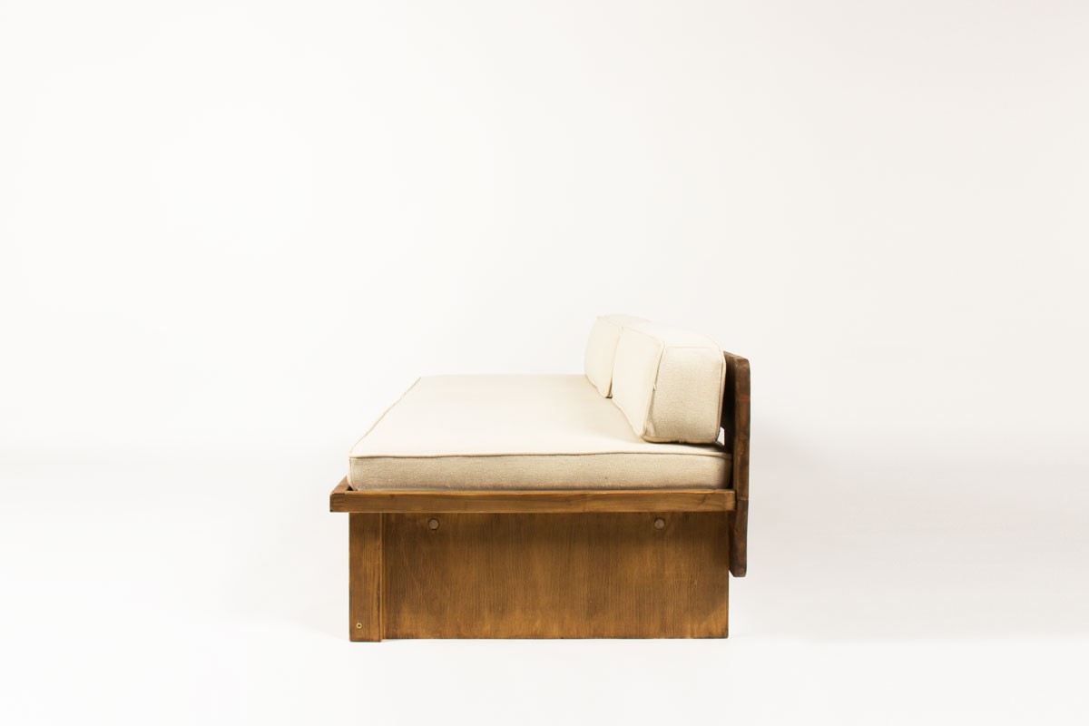 Japanese Bench in the Style of Charlotte Perriand, 1960s