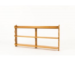 Guillerme and Chambron shelving unit in oak edition Votre Maison 1950