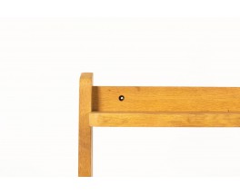 Console table Guillerme and Chambron in solid oak and green ceramic edited by Votre Maison 1950