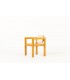 André Sornay kid chair in solid mahogany and white off Isorel 1960