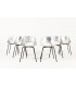 Chaises Pierre Guariche modèle Tulipe en aluminium édition Steiner 1950 set de 6