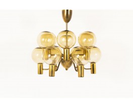 Hans Agne Jakobsson pendant light modele T372/12 Patricia 1960