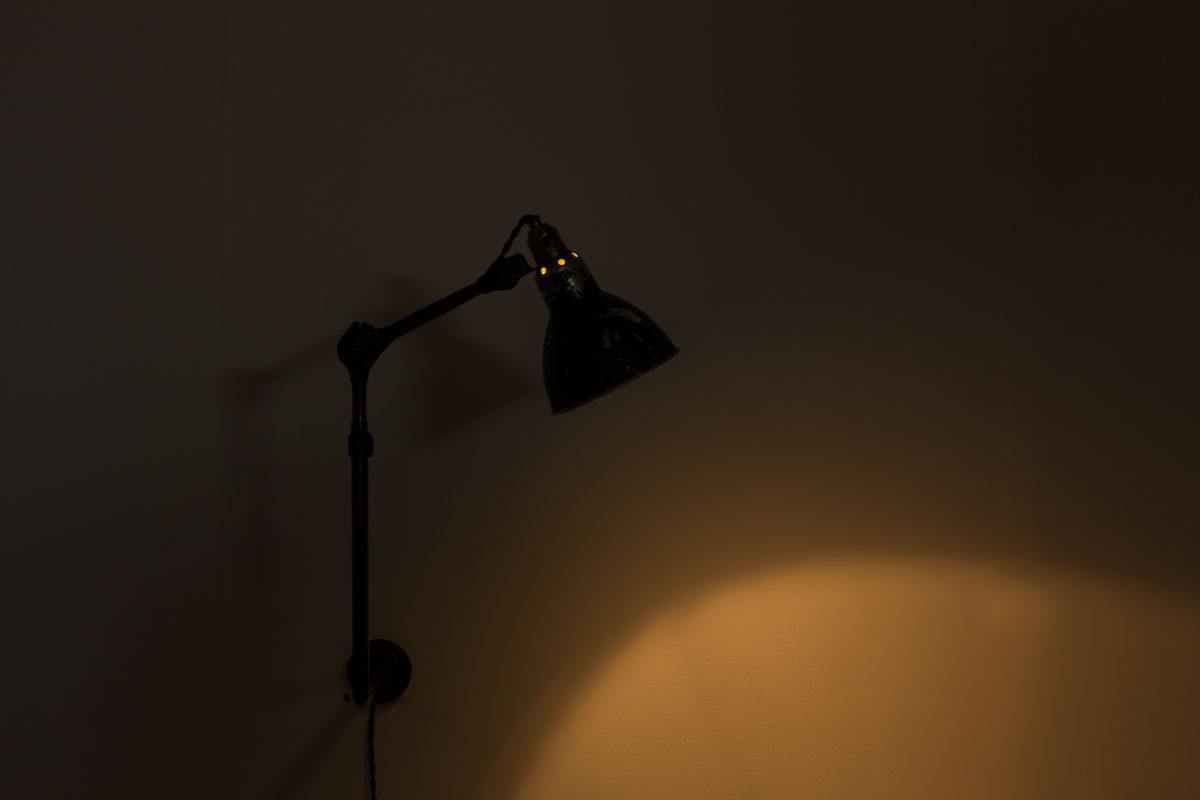 Bernard Albin Gras wall lamp 310 model by Ravel CLamart 1930