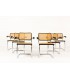 Fauteuils Marcel Breuer modèle Cesca B64 édition Thonet set de 6