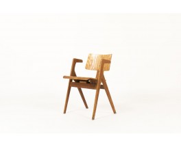 Robin Day armchair model Hillestak oak edition Hille 1950