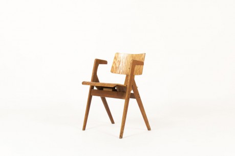 Robin Day armchair model Hillestak oak edition Hille 1950