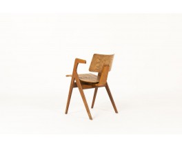 Robin Day armchair model Hillestak oak edition Hille 1950