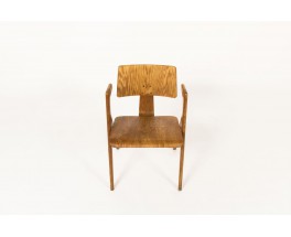 Robin Day armchair model Hillestak oak edition Hille 1950