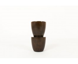 Vase Carine Tontini en palmier collection extrem Origin Paris 1990