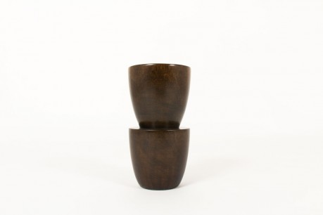 Vase Carine Tontini en palmier collection extrem Origin Paris 1990