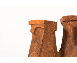 Brown sandstone sculpture design free form 1950