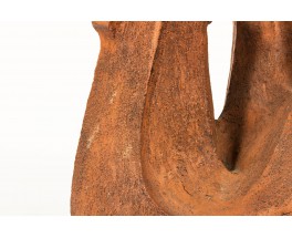 Brown sandstone sculpture design free form 1950