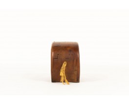 Stool model Elephant in stained pine Danish design 1950