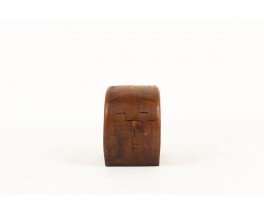 Stool model Elephant in stained pine Danish design 1950