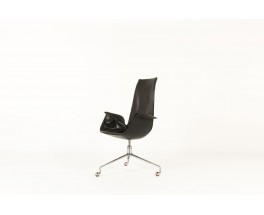 Preben Fabricius and Jorge Kastholm office armchair model 6725 edition Kill International 1960