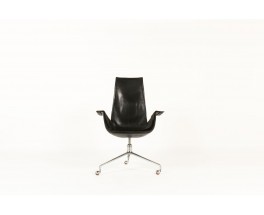 Preben Fabricius and Jorge Kastholm office armchair model 6725 edition Kill International 1960