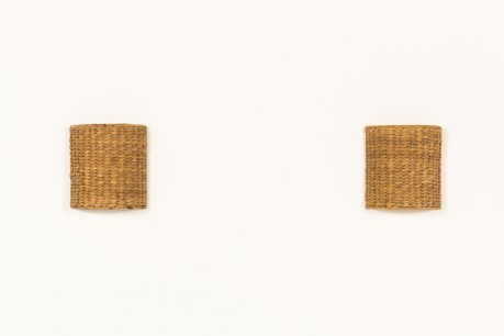 Wall lamps in rope 1950 set of 2