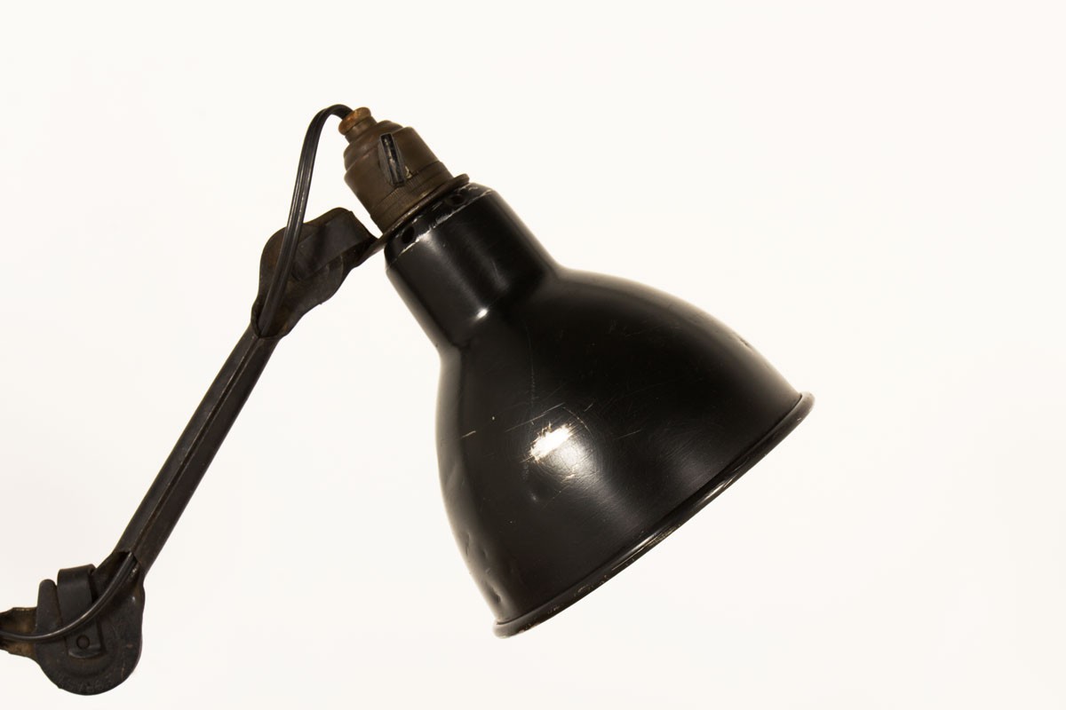 Lampe d'architecte Bernard Albin Gras modèle 413 à pince 1930