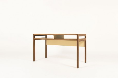 Bureau André Sornay hêtre teinté et stratifié d'origine 1960