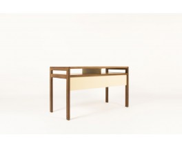 Andre Sornay desk beech and laminate top from origin 1960