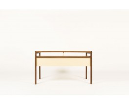 Andre Sornay desk beech and laminate top from origin 1960