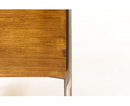 Georges Frydman desk in steel and ash 1960