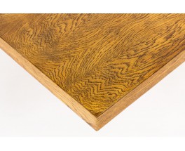 Andre Sornay square coffee table in oak 1930