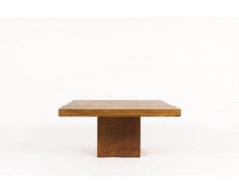 Andre Sornay square coffee table in oak 1930