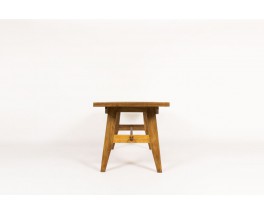 Rene Gabriel rectangular dining table in oak 1950