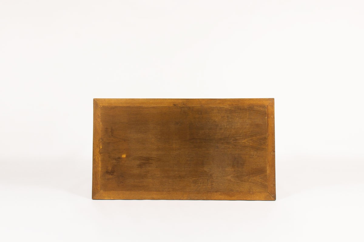 Rene Gabriel rectangular dining table in oak 1950