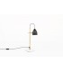 Desk lamp in patinated brass and black lacquered reflectors Italian contemporary design