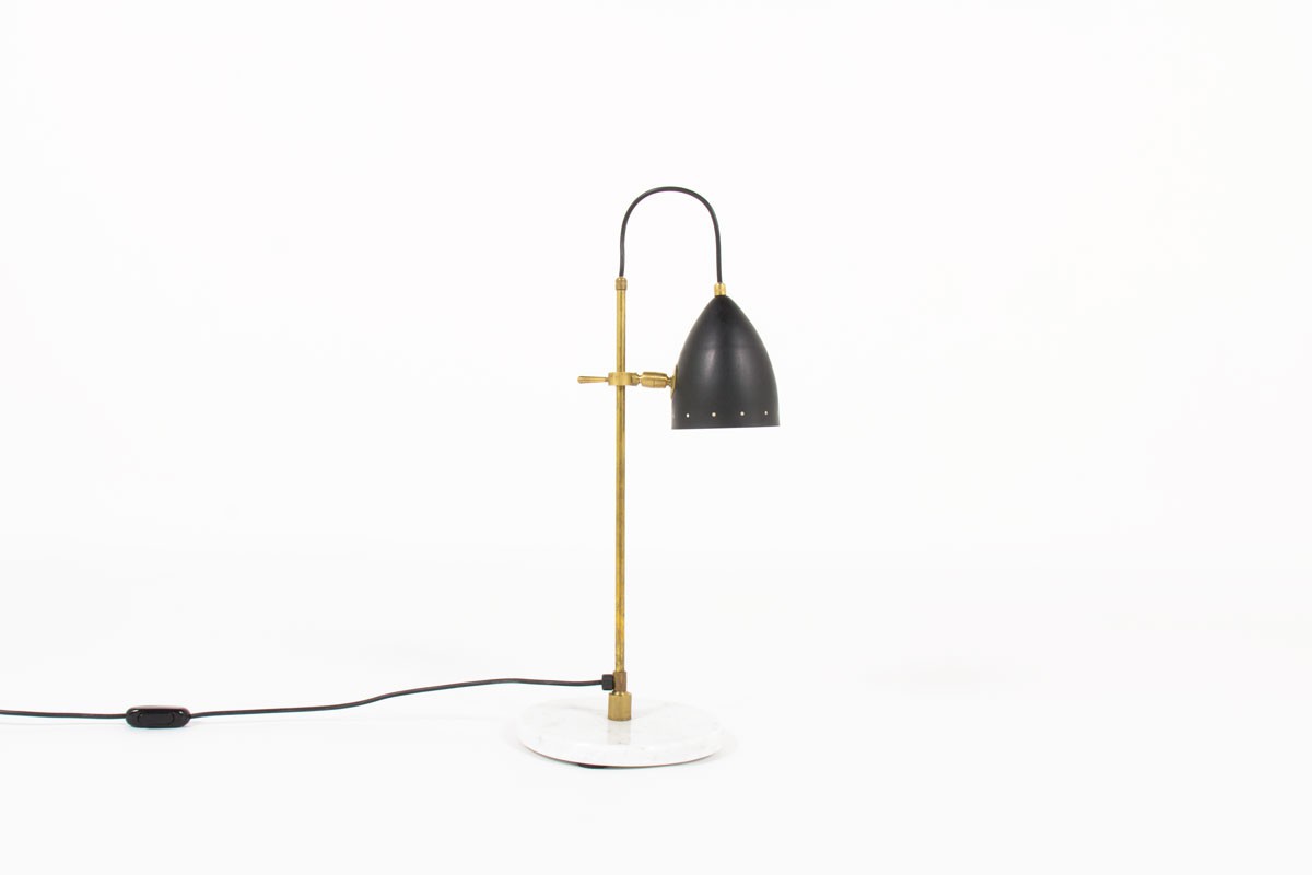 Lampe de bureau design marbre