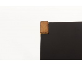 Chevets à tiroir André Sornay en hêtre teinté et laque 1960 set de 2