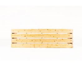 Charlotte Perriand large bench model Archeboc in pine Les Arcs 1970