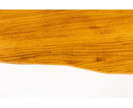 Coffee table freeform in oak 1950