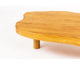 Coffee table freeform in oak 1950