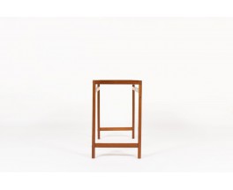 André Sornay console table First edition mahogany and black laminate 1960