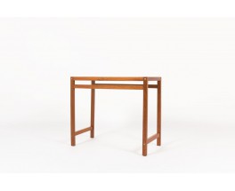 André Sornay console table First edition mahogany and black laminate 1960