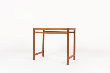 André Sornay console table First edition mahogany and black laminate 1960