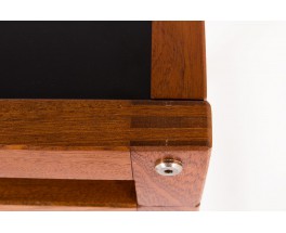 Console André Sornay Première édition acajou et stratifié noir 1960