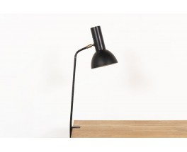 Clip lamp in black metal Italian design 1950