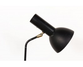 Clip lamp in black metal Italian design 1950