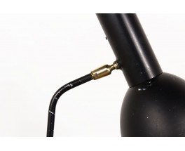 Clip lamp in black metal Italian design 1950