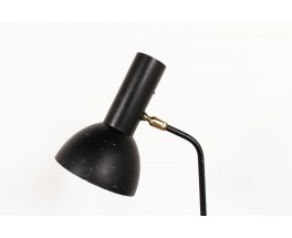 Clip lamp in black metal Italian design 1950