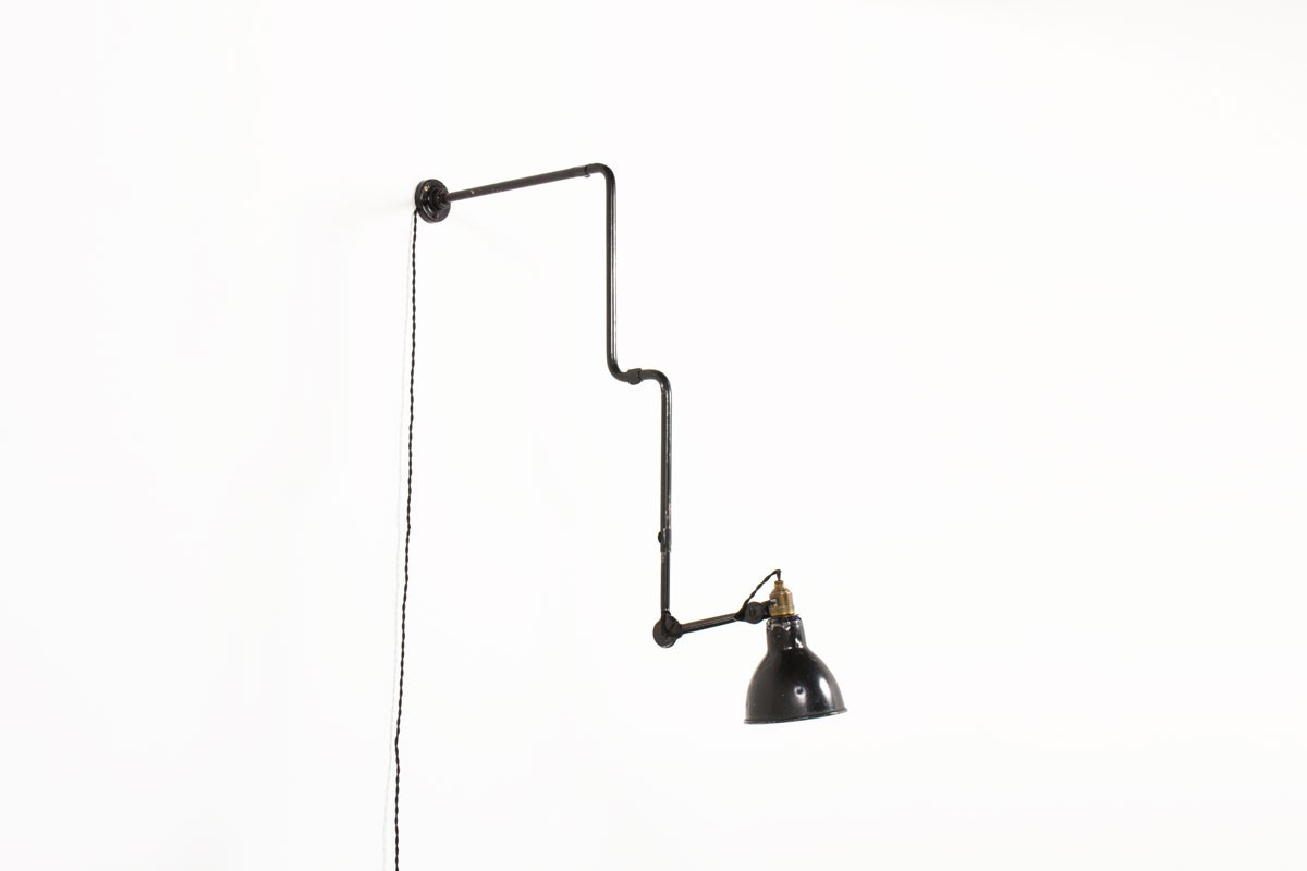 Bernard Albin Gras wall lamp model 311 edition Ravel Clamart 1930