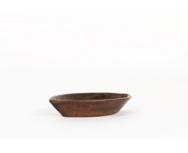 Trinket bowl in teak free form 1950